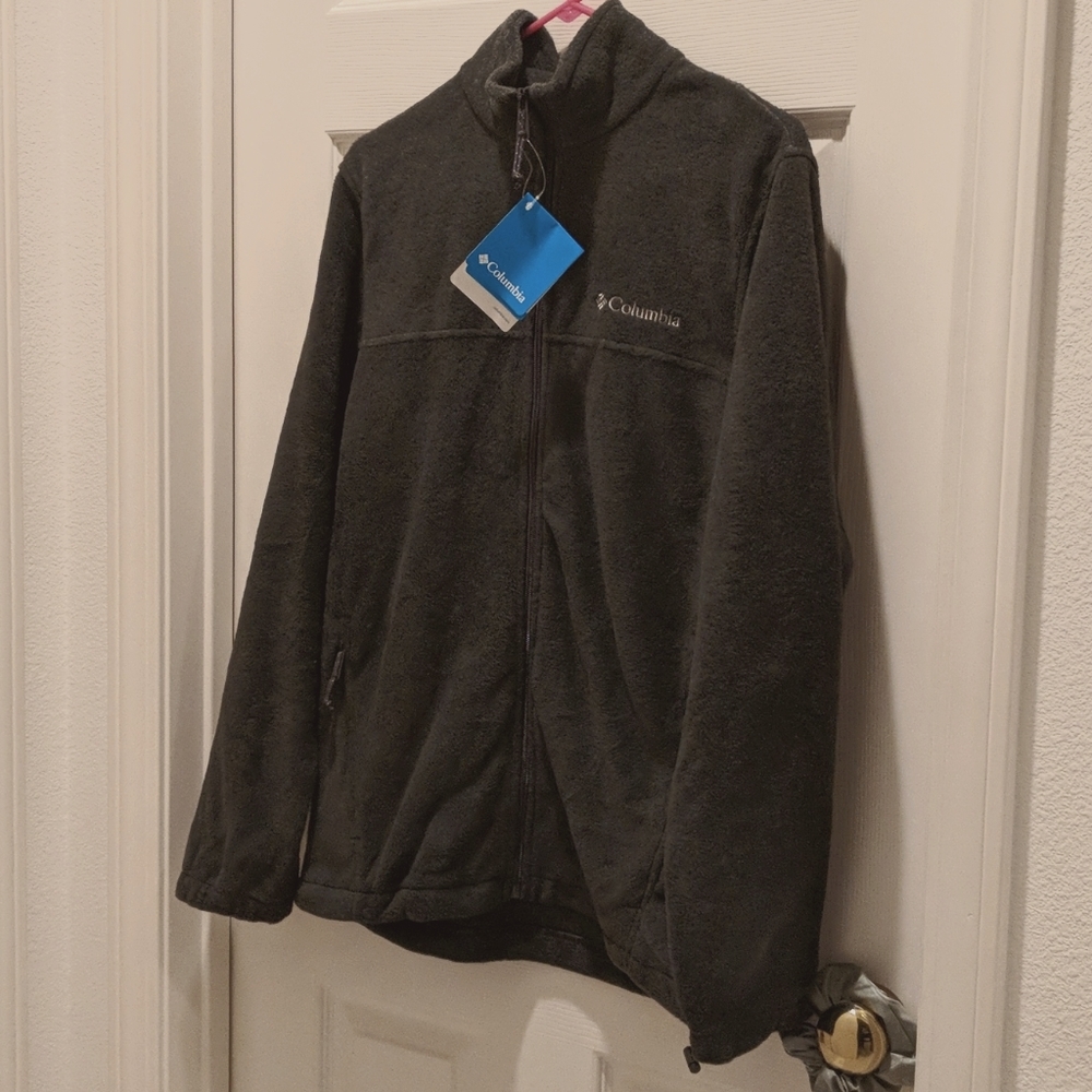 NWT Columbia Steens Mountain Fleece Jacket, Grey